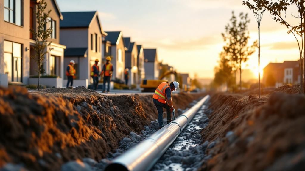 Expert Gas Main & Service Lateral Installation for New Developments | Coastal Pipeline Inc