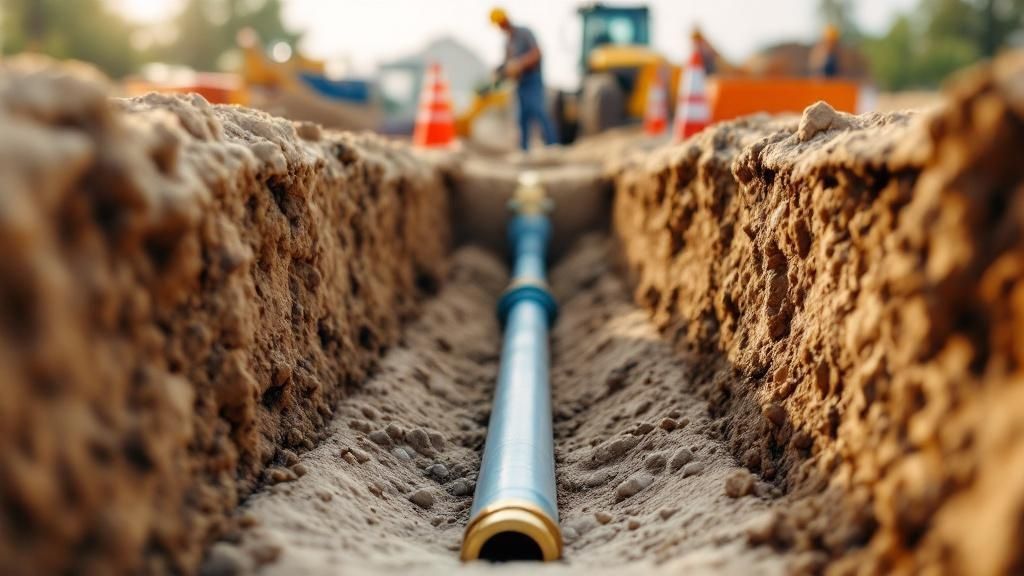 Expert Guide to Underground Fire Line Trenching & Backflow Installation | Coastal Pipeline Inc