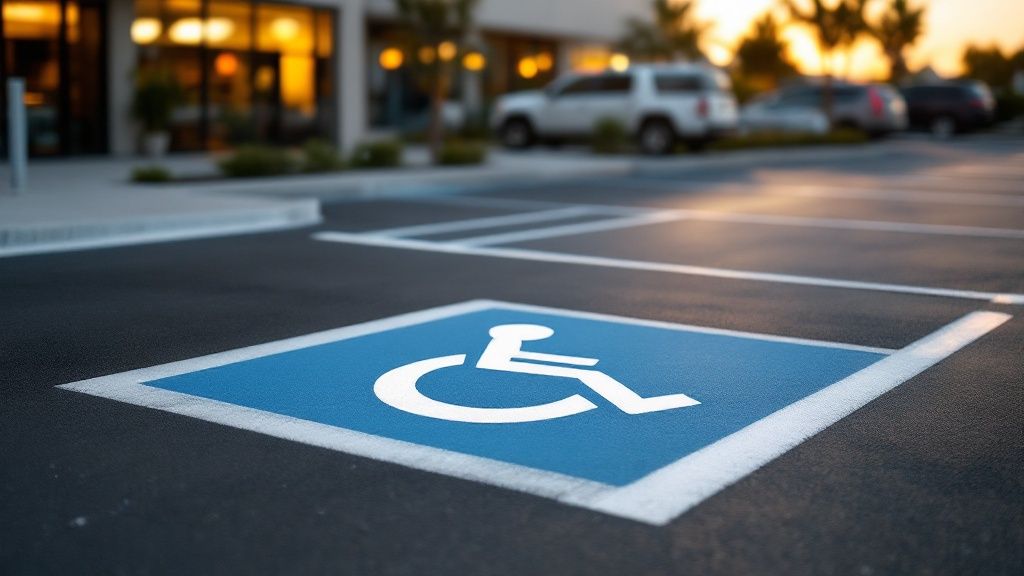 The Best Guide to ADA Handicap Parking Requirements for California Properties | Coastal Pipeline Inc
