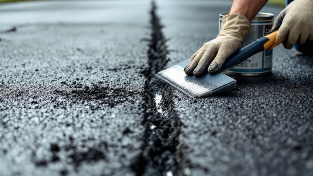 Driveway Crack Repair Asphalt Guide | Coastal Pipeline Inc