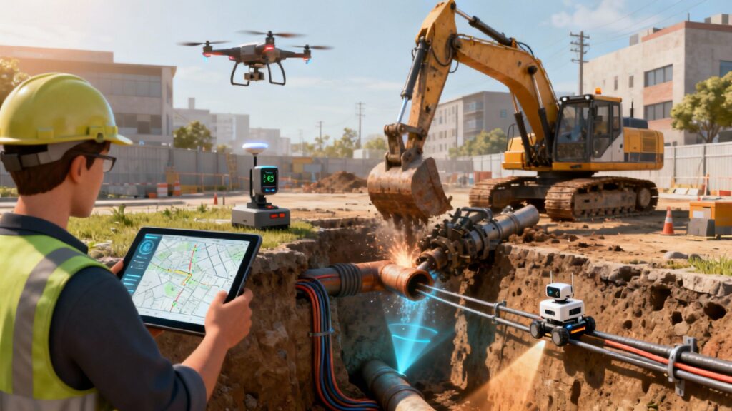 Why Field Tech Beats Office Tech in Underground Utility Work | Coastal Pipeline Inc