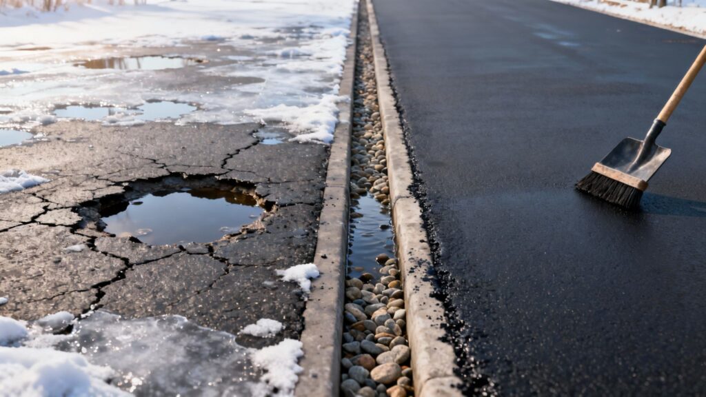 Preventing winter potholes: what property owners miss — Maintenance tips | Coastal Pipeline Inc