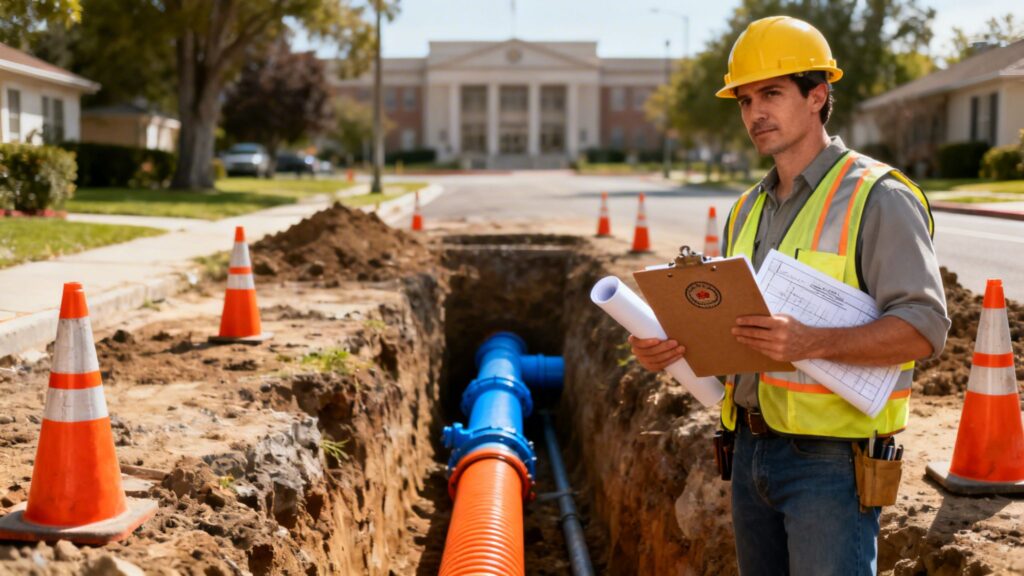 What permits do i need to run a water or sewer line? – A Quick California Guide | Coastal Pipeline Inc