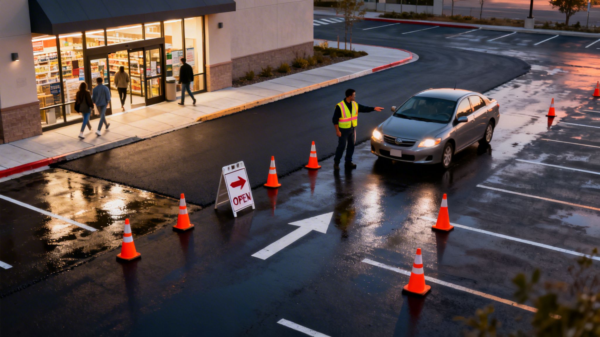 Can Parking Lot Paving Be Done Without Disrupting Customers? | Coastal Pipeline Inc