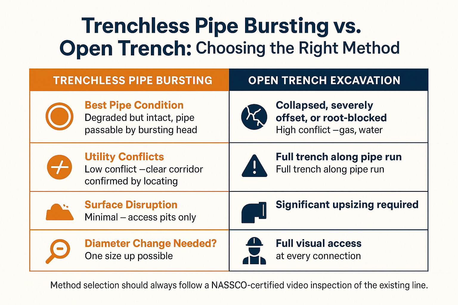 Is Trenchless Sewer Replacement Always the Better Option?